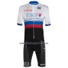 Set Fietsshirt + Korte Koersbroek 2022 Slowakije Nationaal Team